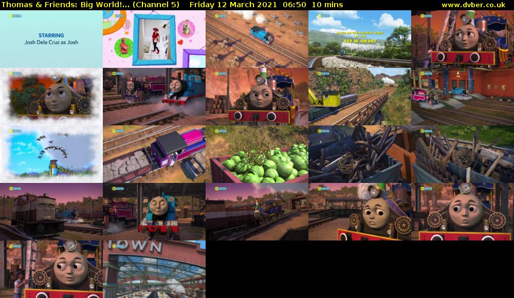 Thomas & Friends: Big World!... (Channel 5) Friday 12 March 2021 06:50 - 07:00