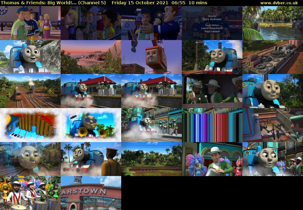 Thomas & Friends: Big World!... (Channel 5) Friday 15 October 2021 06:55 - 07:05
