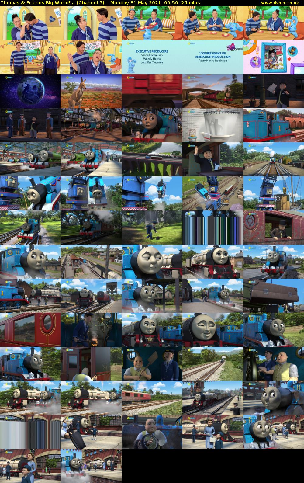 Thomas & Friends Big World!... (Channel 5) Monday 31 May 2021 06:50 - 07:15