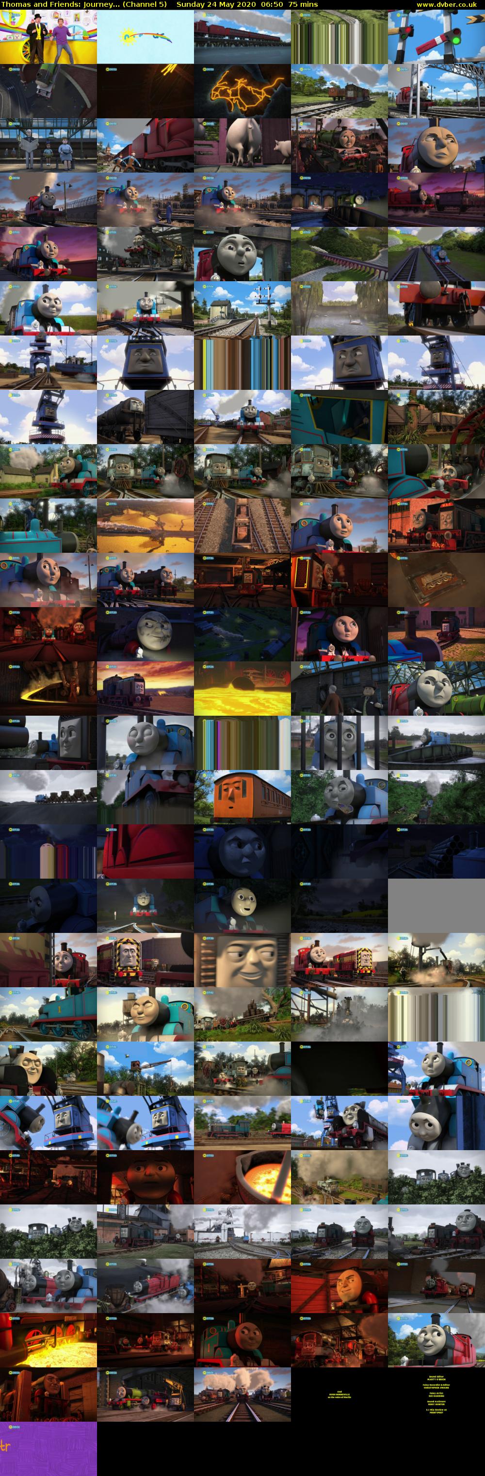 Thomas and Friends: Journey... (Channel 5) Sunday 24 May 2020 06:50 - 08:05