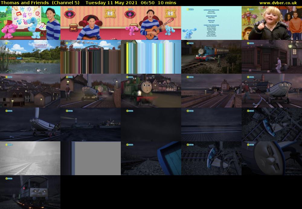 Thomas and Friends  (Channel 5) Tuesday 11 May 2021 06:50 - 07:00