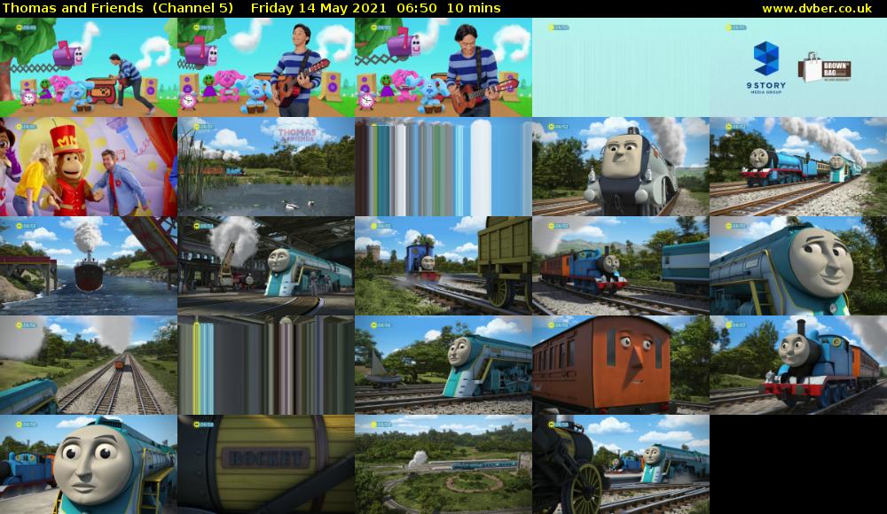 Thomas and Friends  (Channel 5) Friday 14 May 2021 06:50 - 07:00