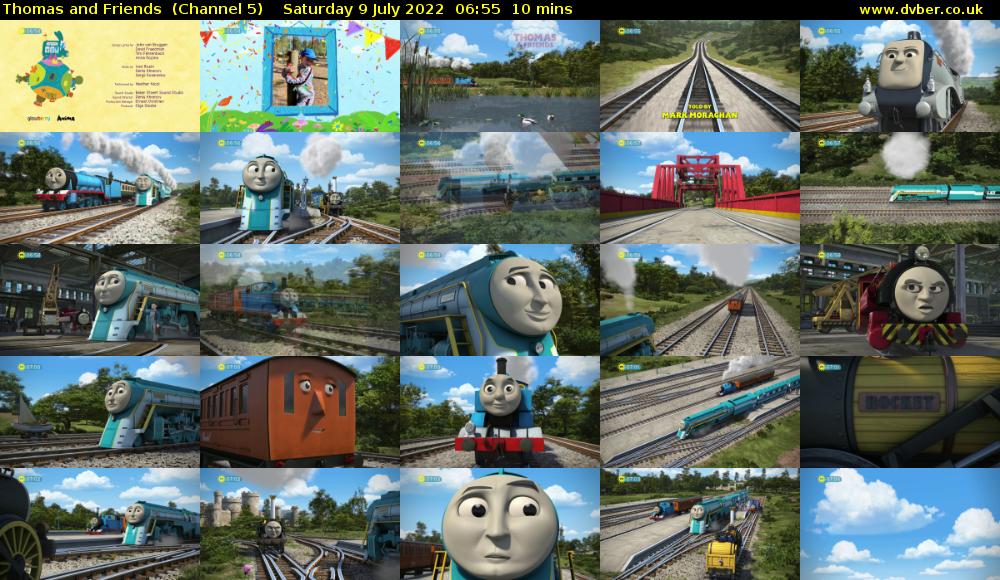 Thomas and Friends  (Channel 5) Saturday 9 July 2022 06:55 - 07:05