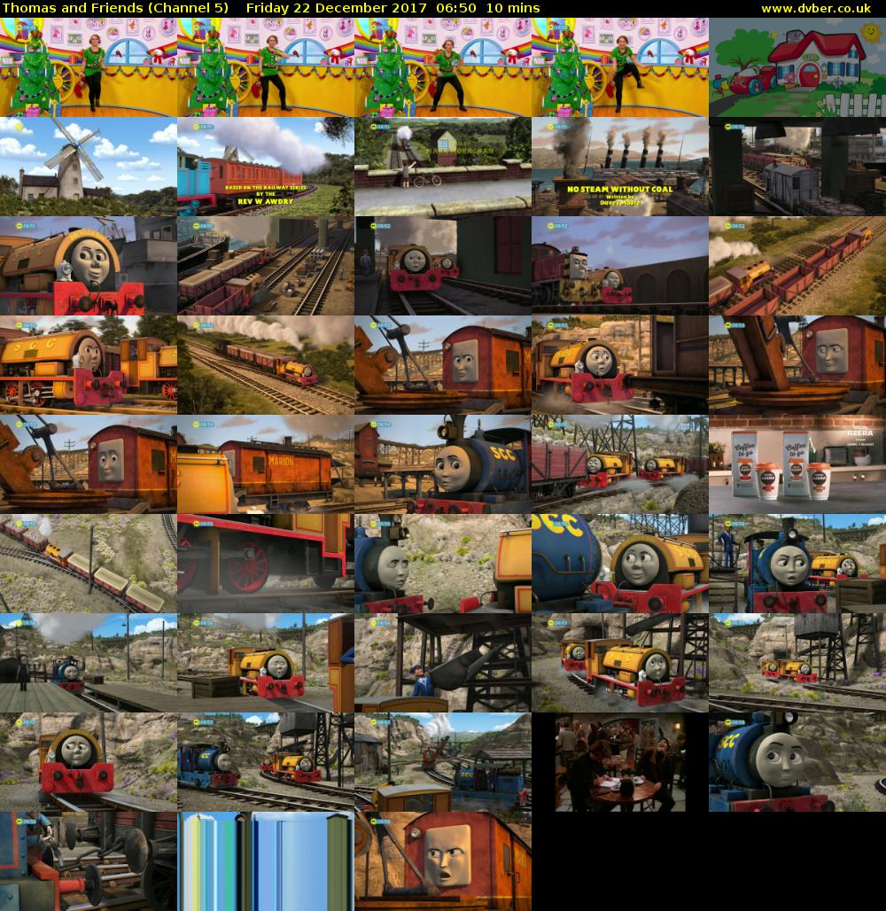 Thomas and Friends (Channel 5) Friday 22 December 2017 06:50 - 07:00