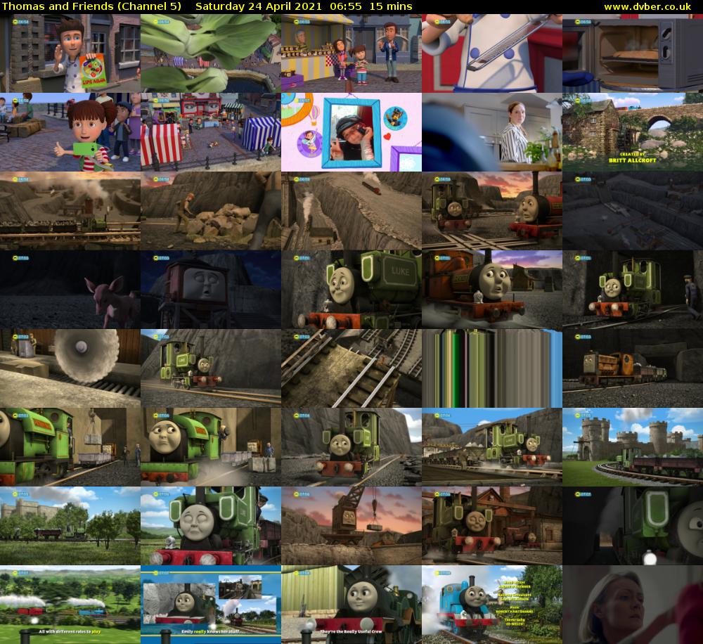 Thomas and Friends (Channel 5) Saturday 24 April 2021 06:55 - 07:10