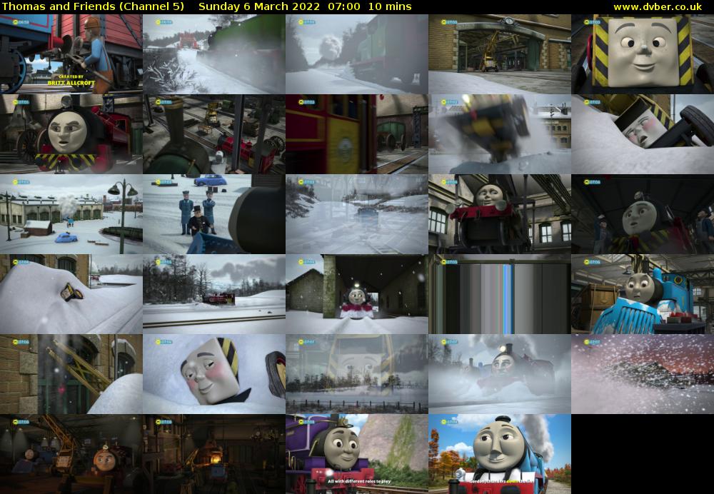 Thomas and Friends (Channel 5) Sunday 6 March 2022 07:00 - 07:10