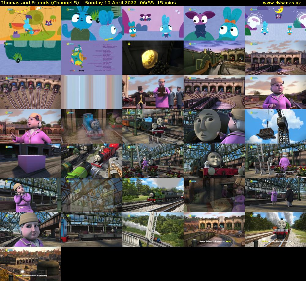 Thomas and Friends (Channel 5) Sunday 10 April 2022 06:55 - 07:10