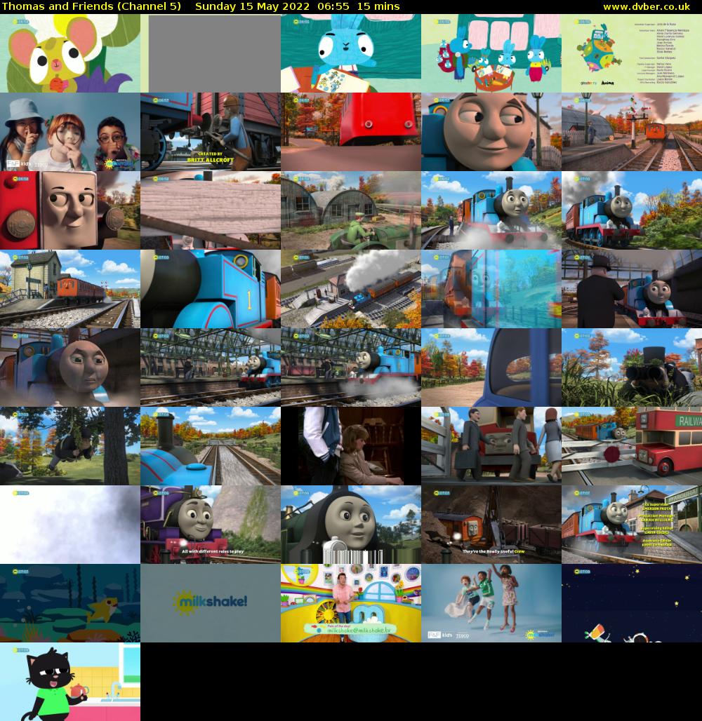 Thomas and Friends (Channel 5) Sunday 15 May 2022 06:55 - 07:10