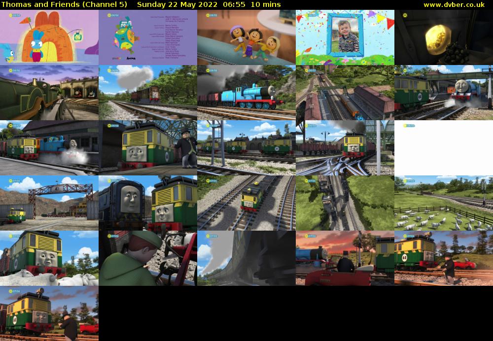 Thomas and Friends (Channel 5) Sunday 22 May 2022 06:55 - 07:05