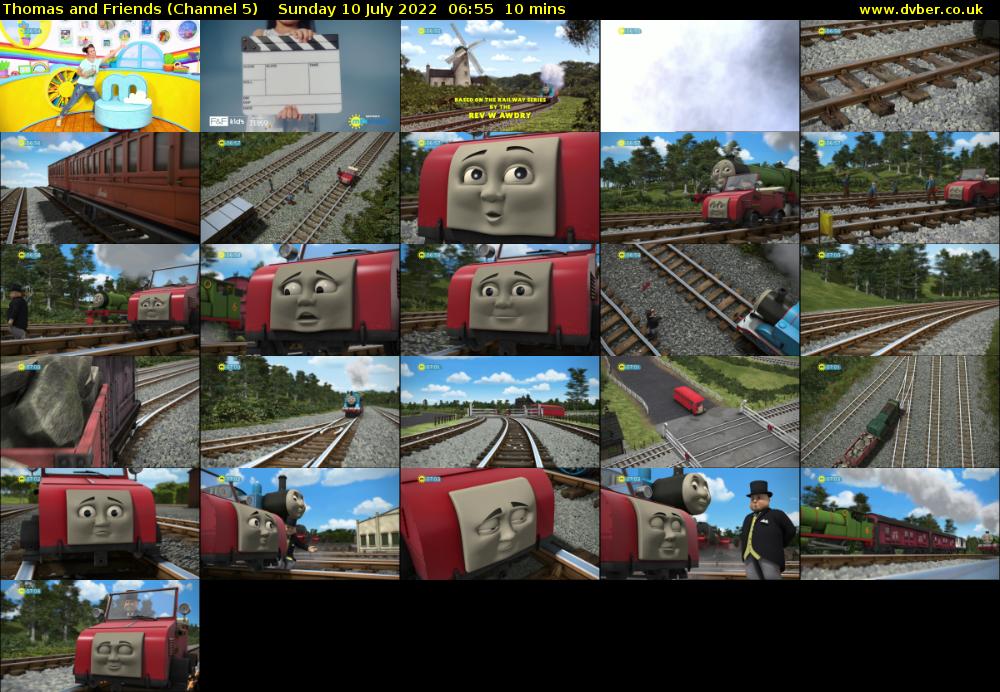Thomas and Friends (Channel 5) Sunday 10 July 2022 06:55 - 07:05