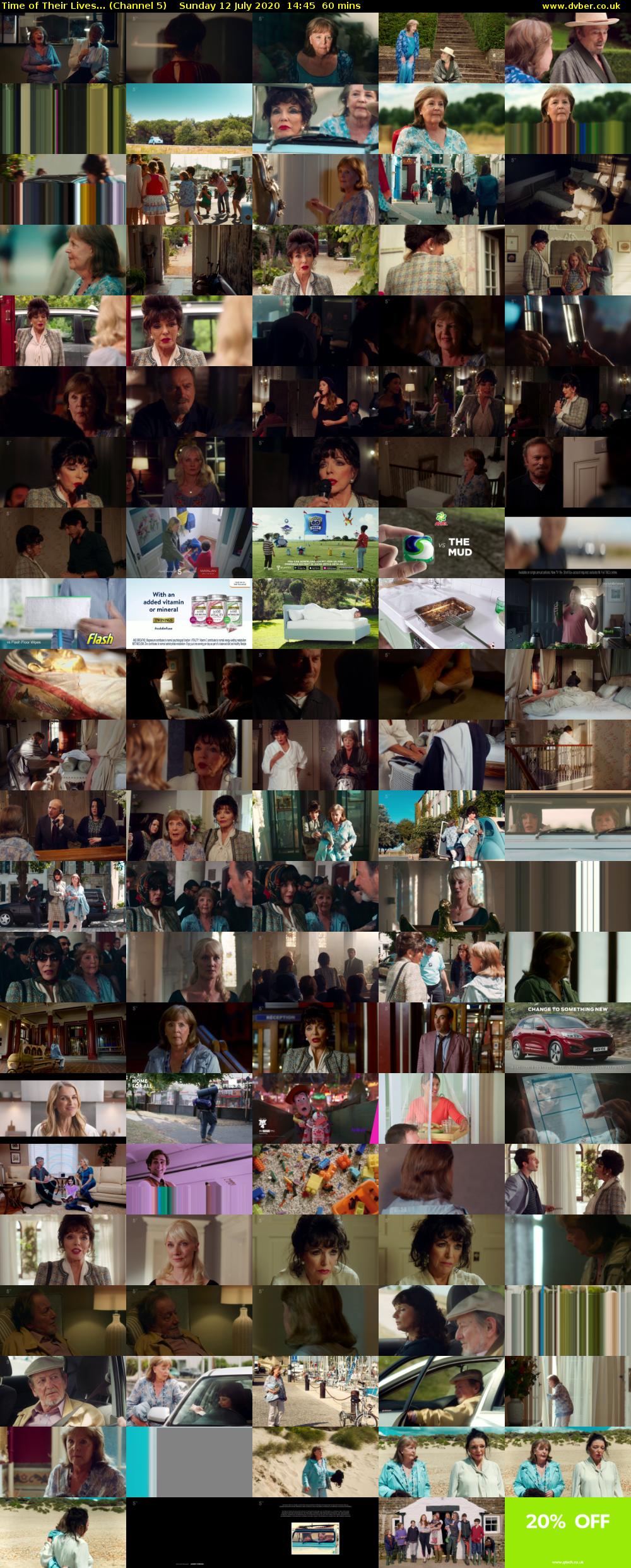 Time of Their Lives... (Channel 5) Sunday 12 July 2020 14:45 - 15:45