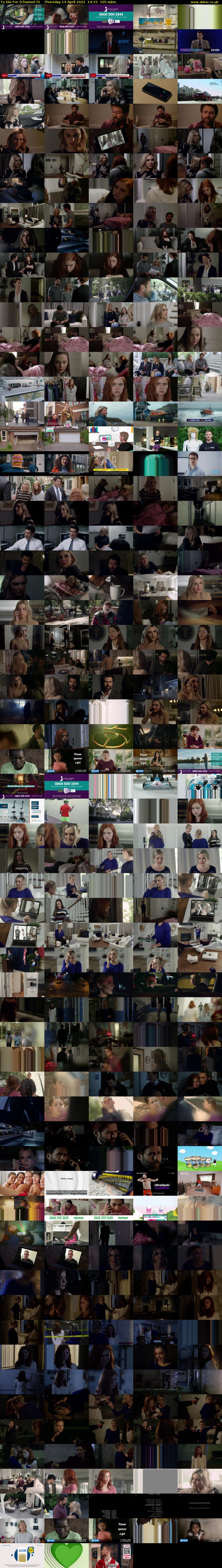 To Die For (Channel 5) Thursday 14 April 2022 14:15 - 16:00