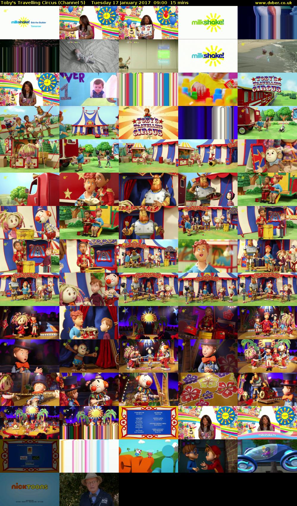 Toby's Travelling Circus (Channel 5) Tuesday 17 January 2017 09:00 - 09:15