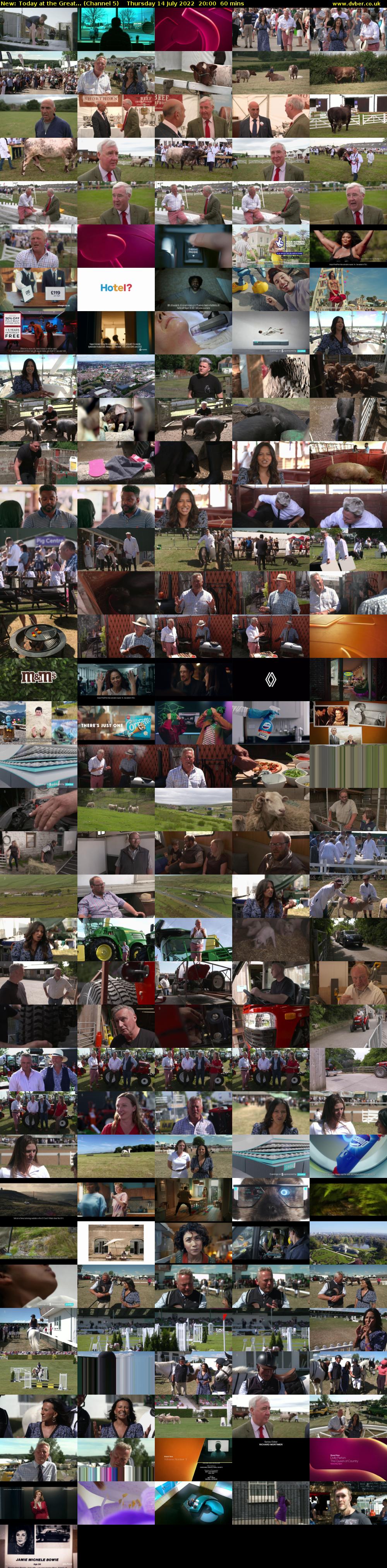 Today at the Great... (Channel 5) Thursday 14 July 2022 20:00 - 21:00