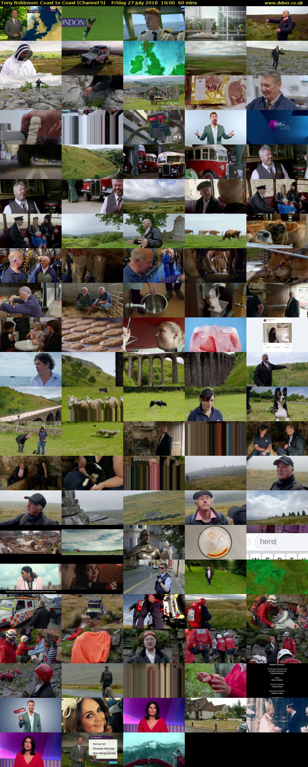 Tony Robinson: Coast to Coast (Channel 5) Friday 27 July 2018 19:00 - 20:00