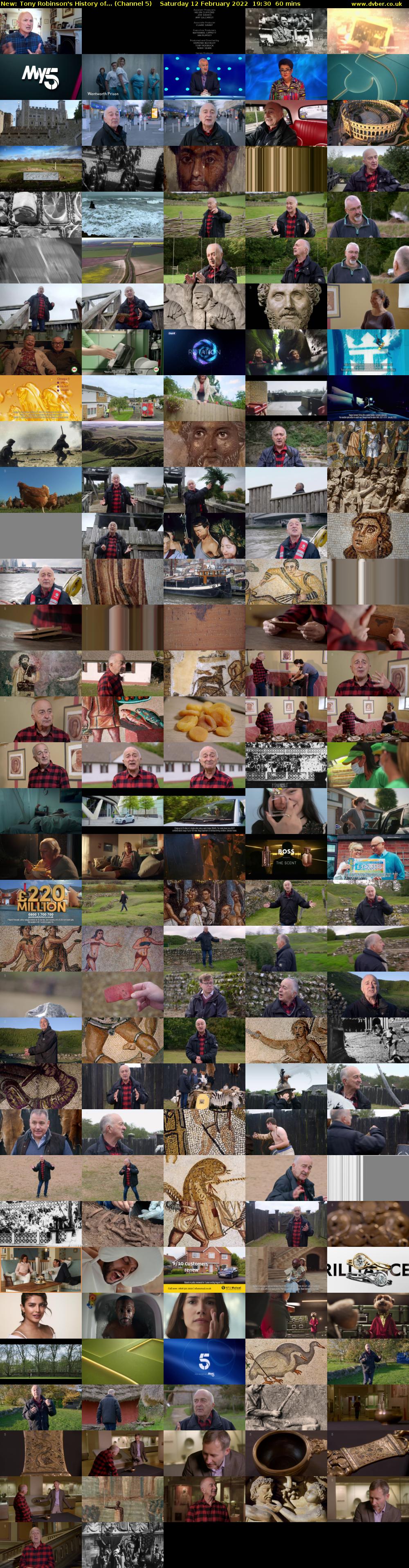 Tony Robinson's History of... (Channel 5) Saturday 12 February 2022 19:30 - 20:30