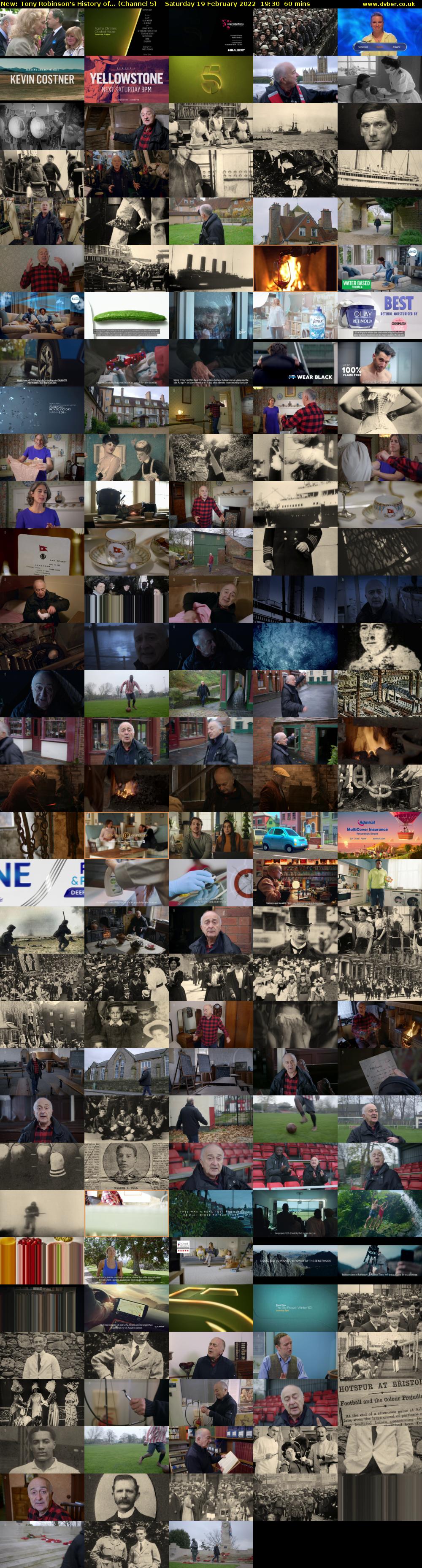 Tony Robinson's History of... (Channel 5) Saturday 19 February 2022 19:30 - 20:30