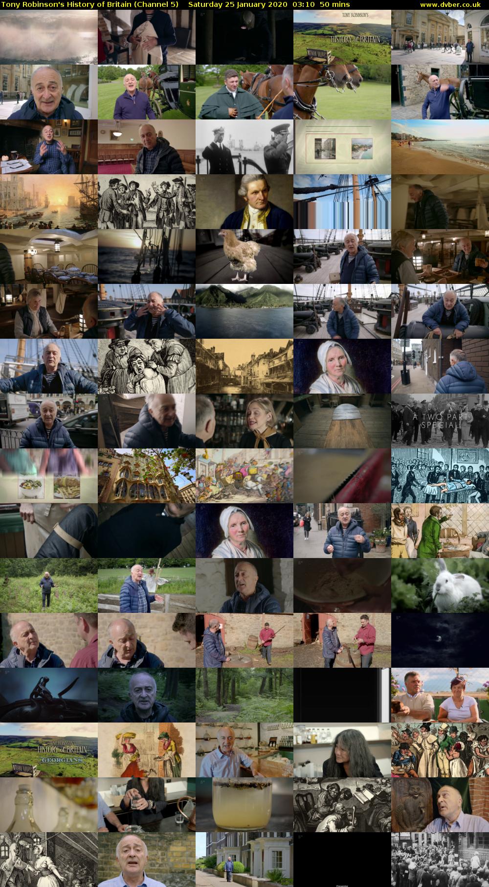 Tony Robinson's History of Britain (Channel 5) Saturday 25 January 2020 03:10 - 04:00