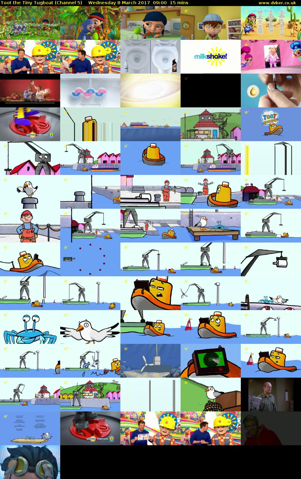 Toot the Tiny Tugboat (Channel 5) Wednesday 8 March 2017 09:00 - 09:15
