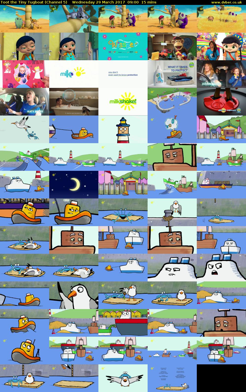 Toot the Tiny Tugboat (Channel 5) Wednesday 29 March 2017 09:00 - 09:15