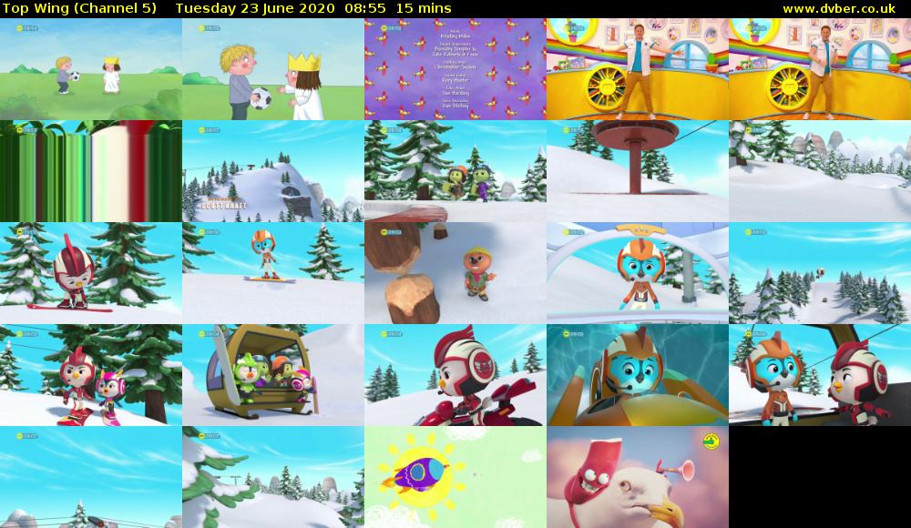 Top Wing (Channel 5) Tuesday 23 June 2020 08:55 - 09:10