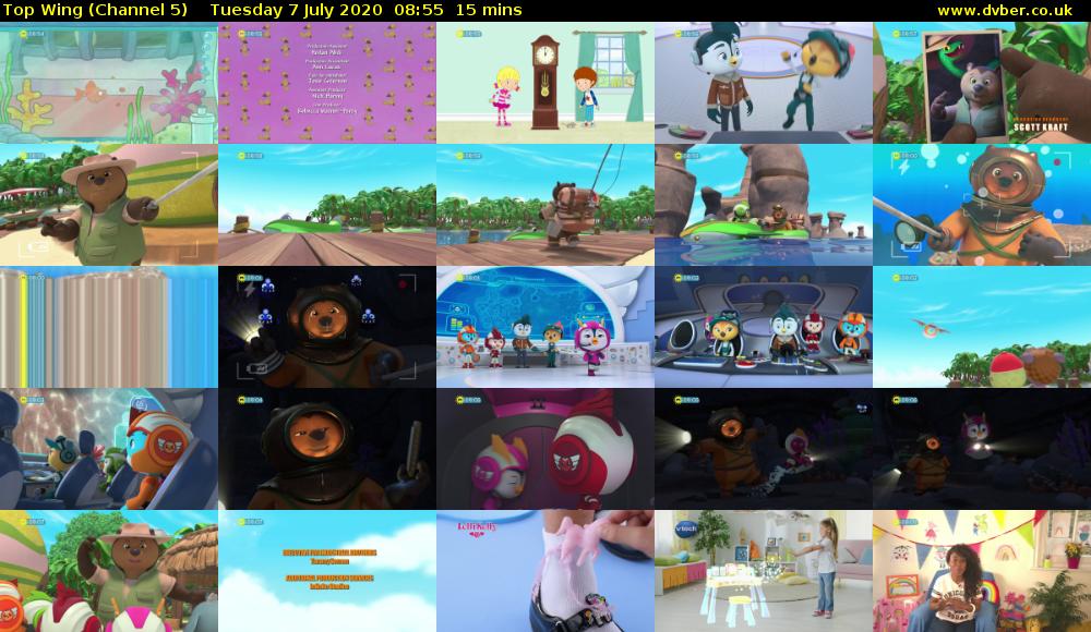 Top Wing (Channel 5) Tuesday 7 July 2020 08:55 - 09:10