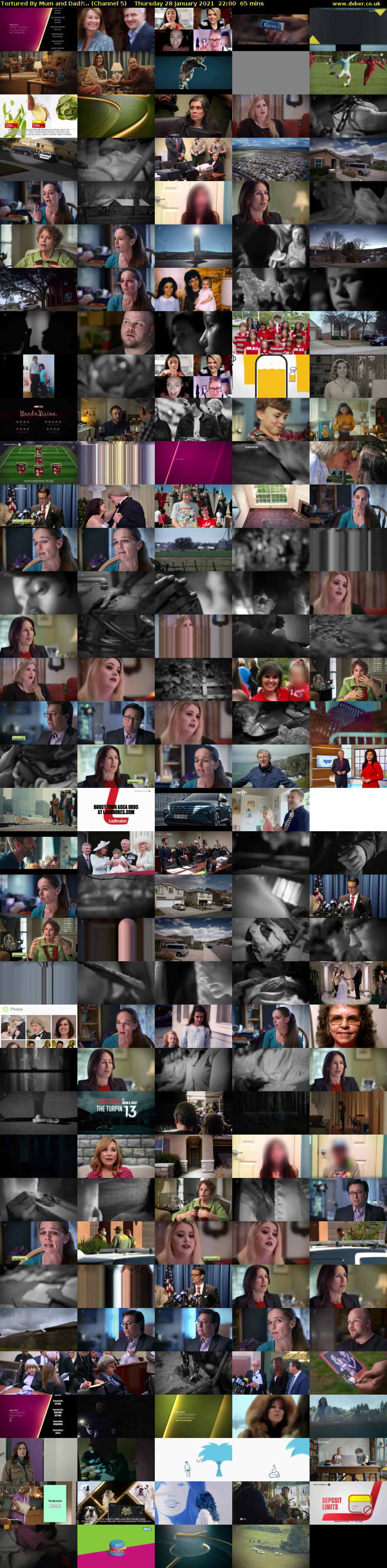Tortured By Mum and Dad?:.. (Channel 5) Thursday 28 January 2021 22:00 - 23:05