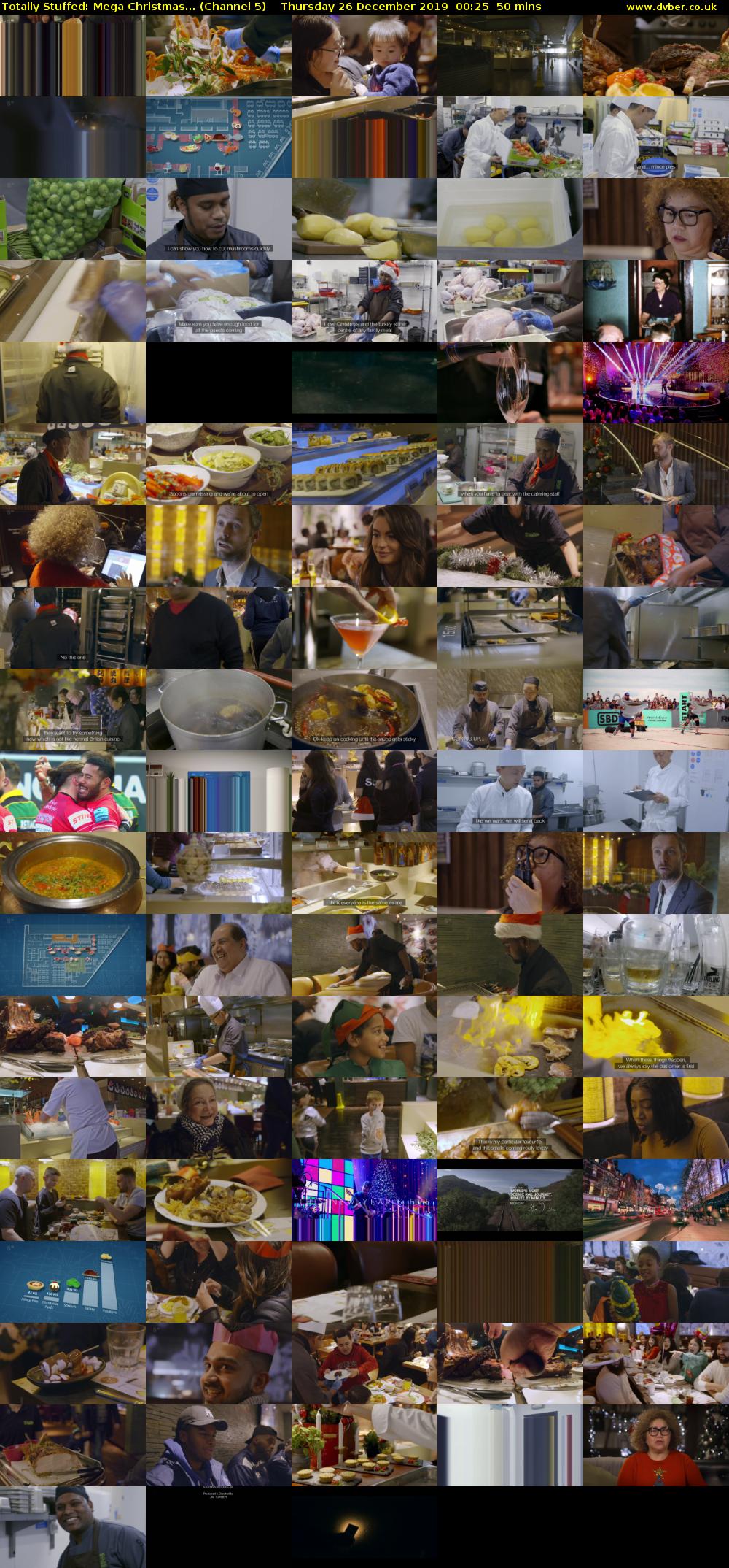 Totally Stuffed: Mega Christmas... (Channel 5) Thursday 26 December 2019 00:25 - 01:15