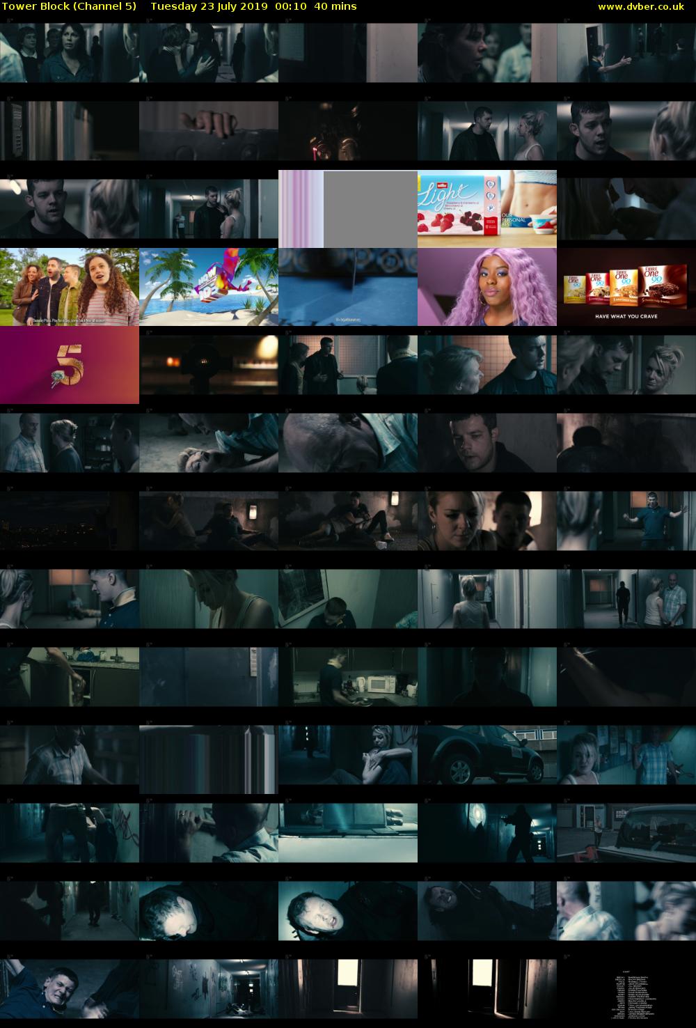 Tower Block (Channel 5) Tuesday 23 July 2019 00:10 - 00:50