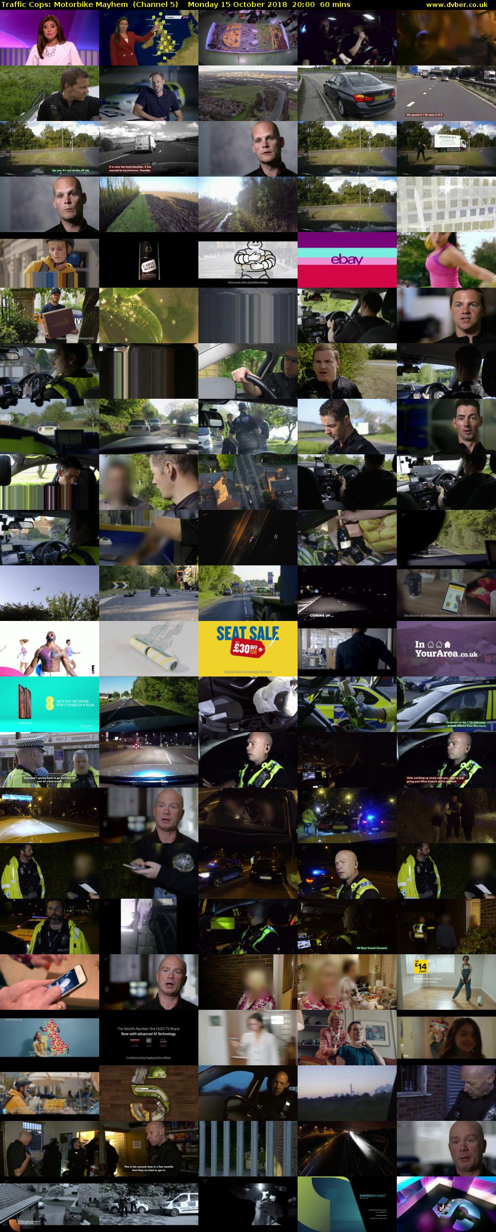 Traffic Cops: Motorbike Mayhem  (Channel 5) Monday 15 October 2018 20:00 - 21:00