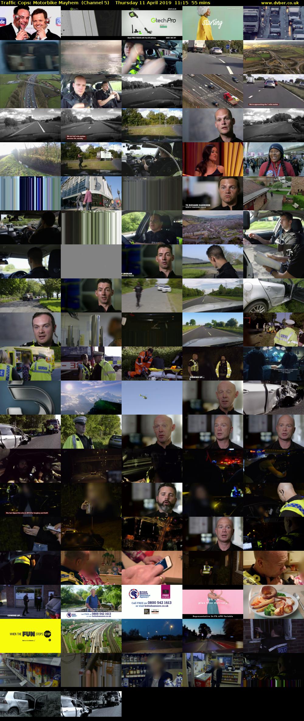 Traffic Cops: Motorbike Mayhem  (Channel 5) Thursday 11 April 2019 11:15 - 12:10
