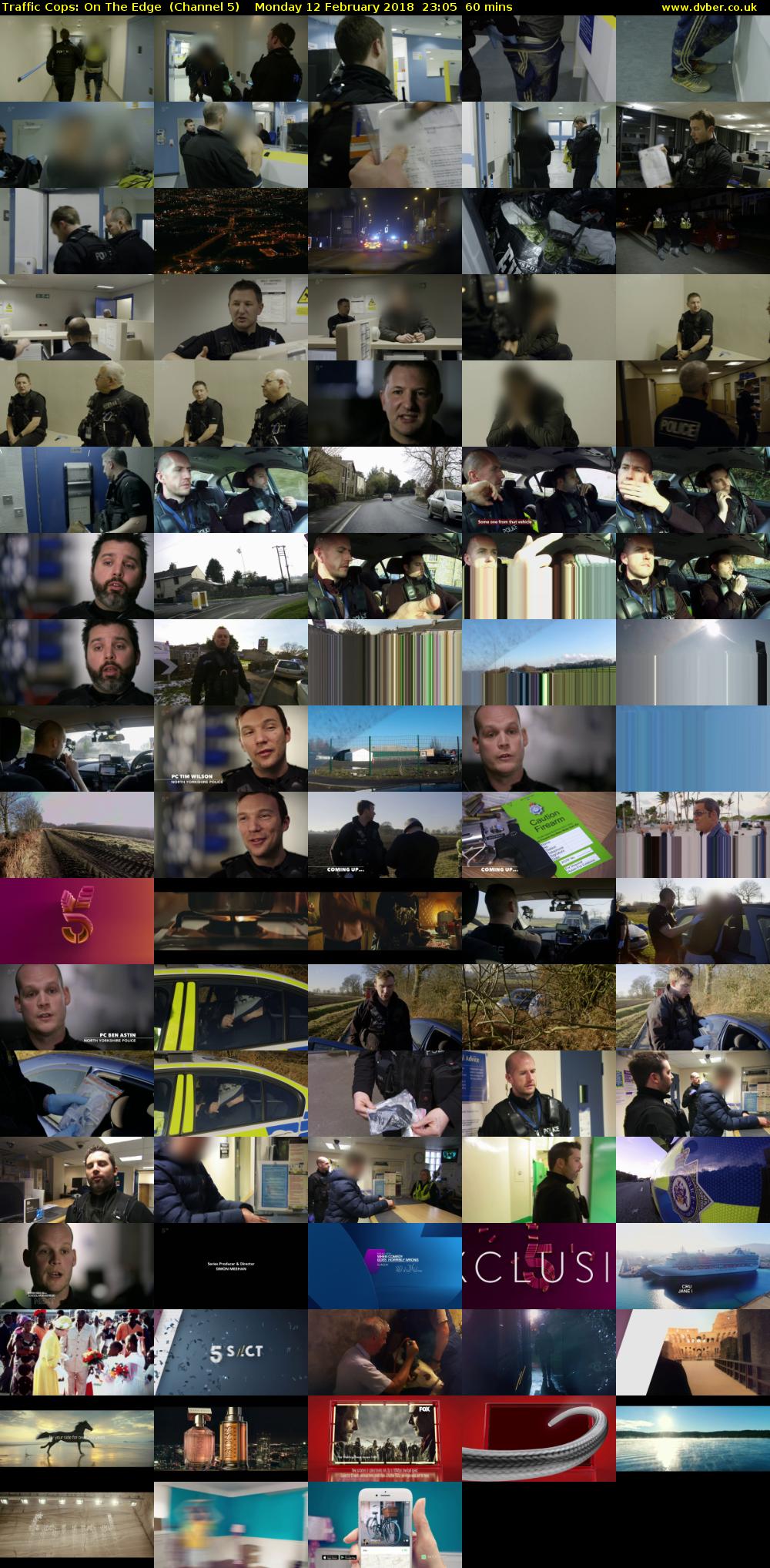 Traffic Cops: On The Edge  (Channel 5) Monday 12 February 2018 23:05 - 00:05