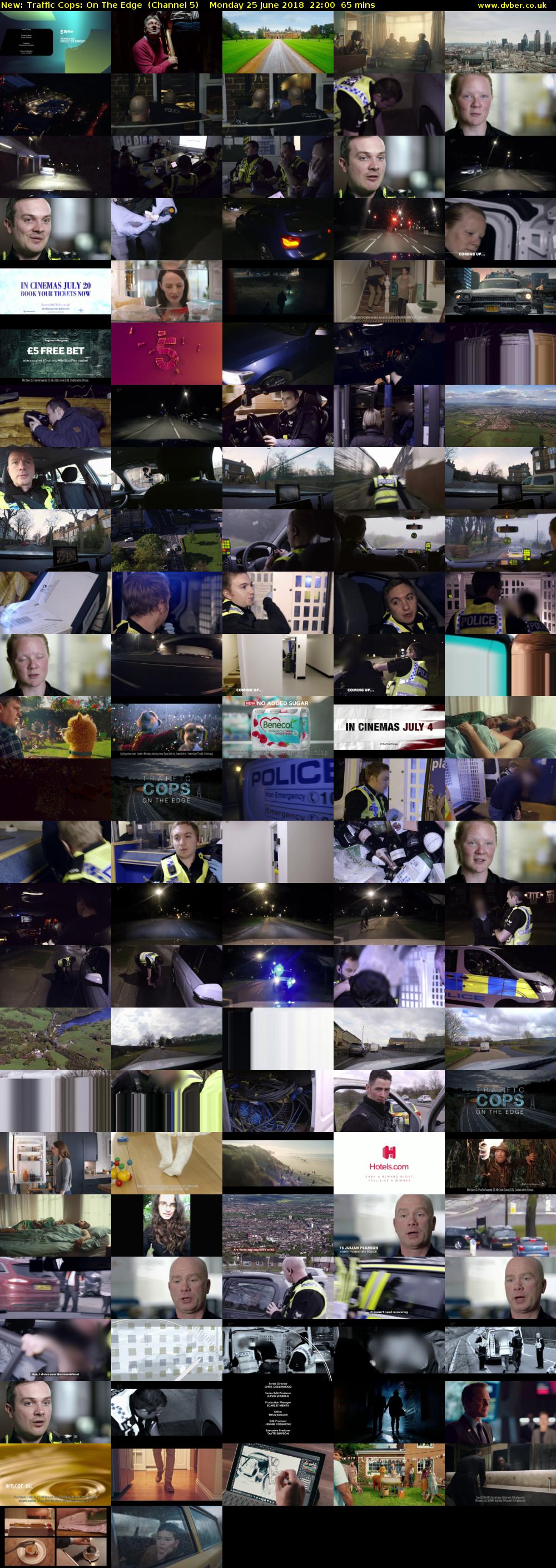 Traffic Cops: On The Edge (Channel 5) Monday 25 June 2018 22:00 - 23:05