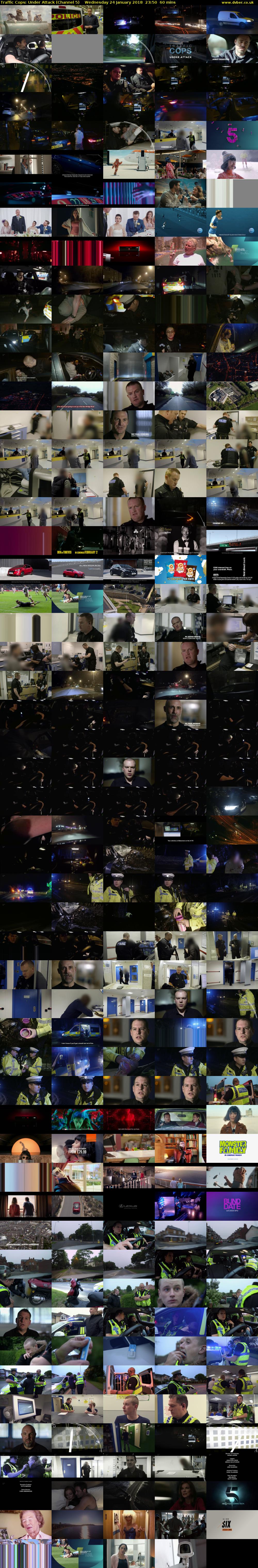 Traffic Cops: Under Attack (Channel 5) Wednesday 24 January 2018 23:50 - 00:50