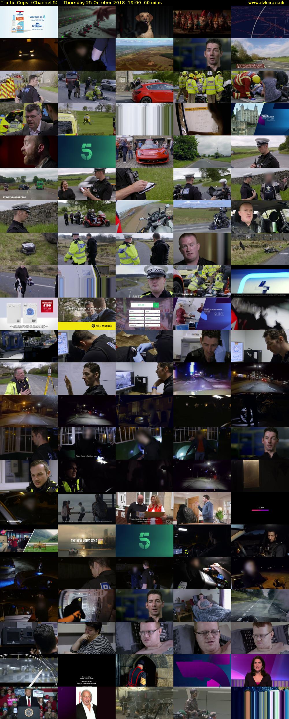 Traffic Cops  (Channel 5) Thursday 25 October 2018 19:00 - 20:00