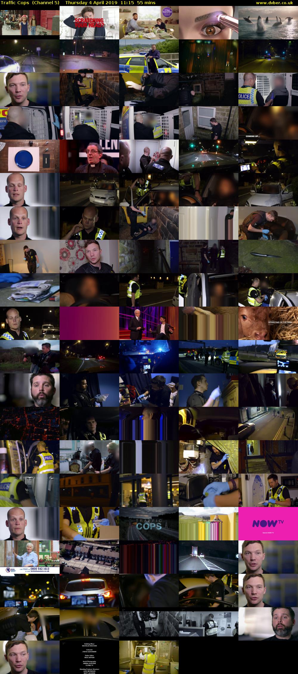 Traffic Cops  (Channel 5) Thursday 4 April 2019 11:15 - 12:10
