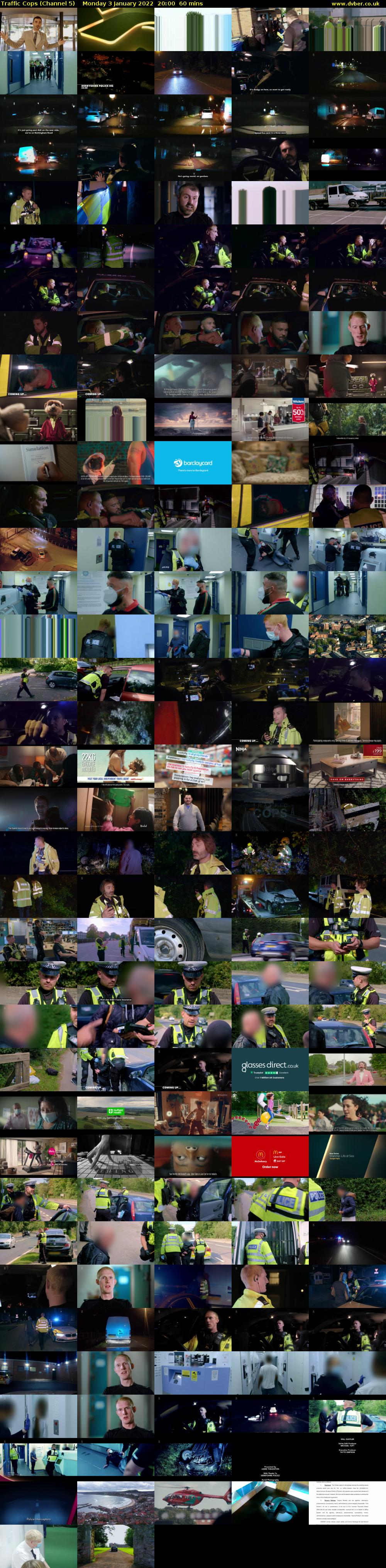 Traffic Cops (Channel 5) Monday 3 January 2022 20:00 - 21:00