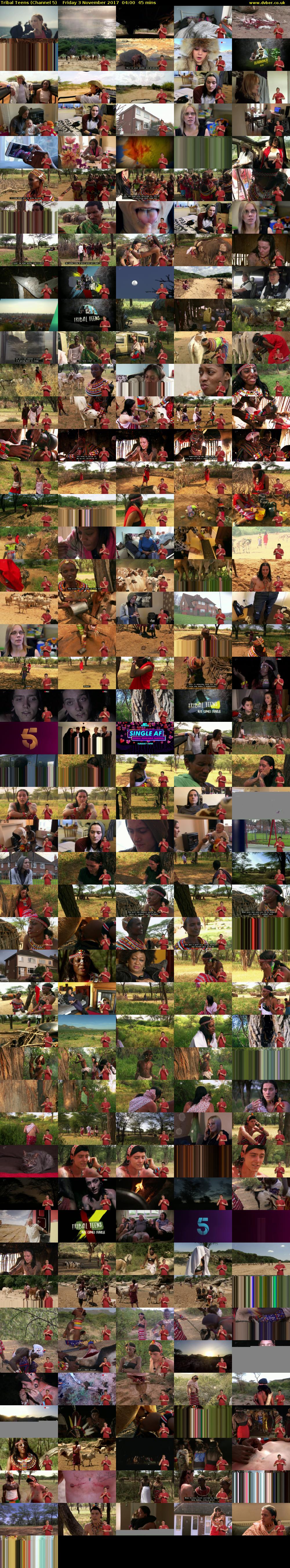 Tribal Teens (Channel 5) Friday 3 November 2017 04:00 - 04:45