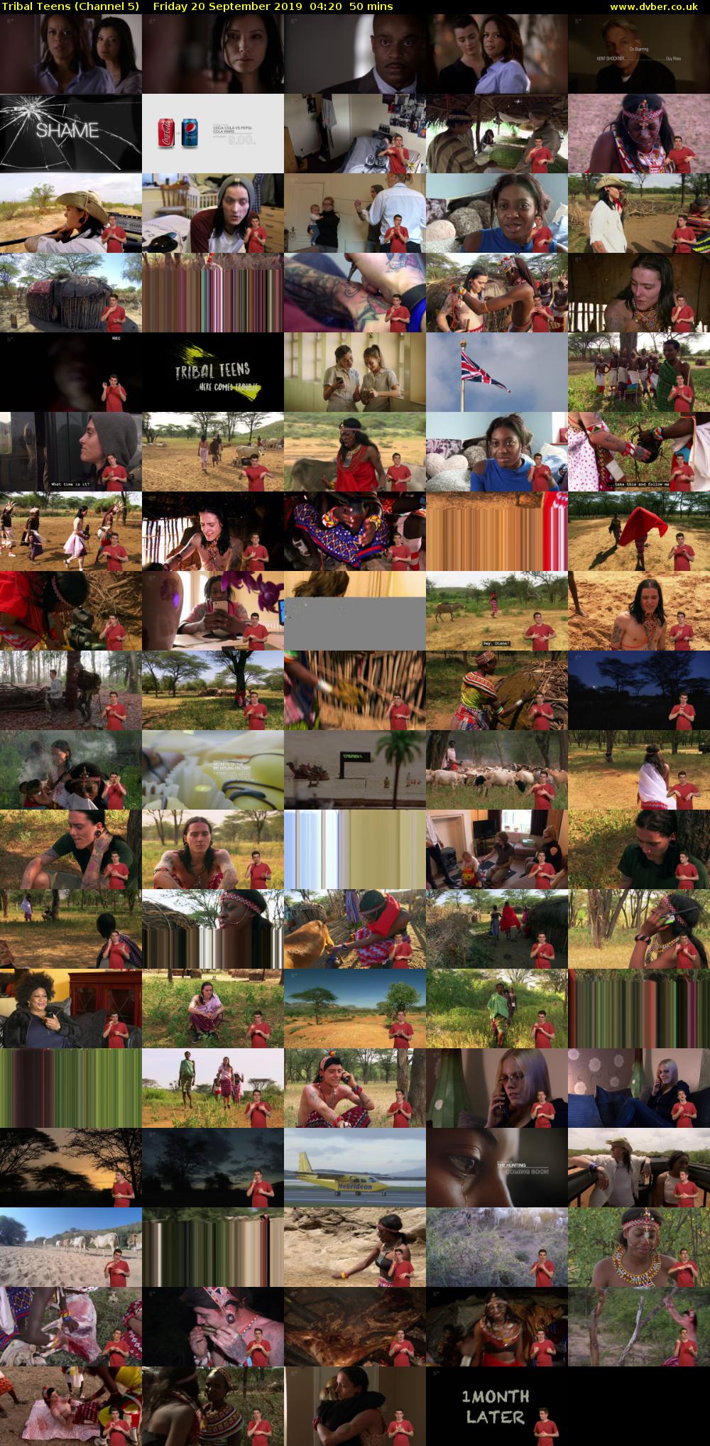 Tribal Teens (Channel 5) Friday 20 September 2019 04:20 - 05:10