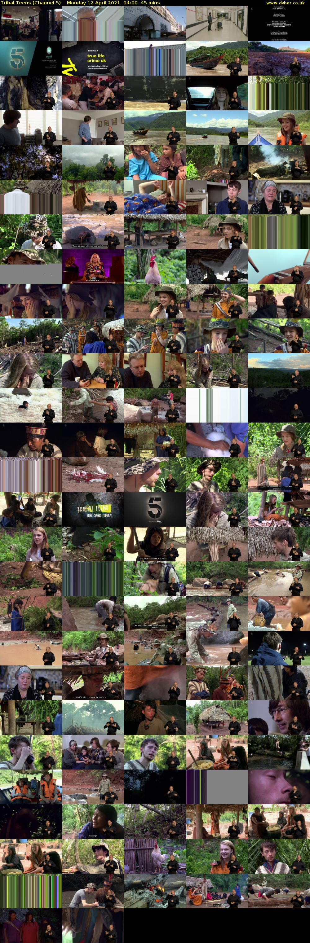 Tribal Teens (Channel 5) Monday 12 April 2021 04:00 - 04:45