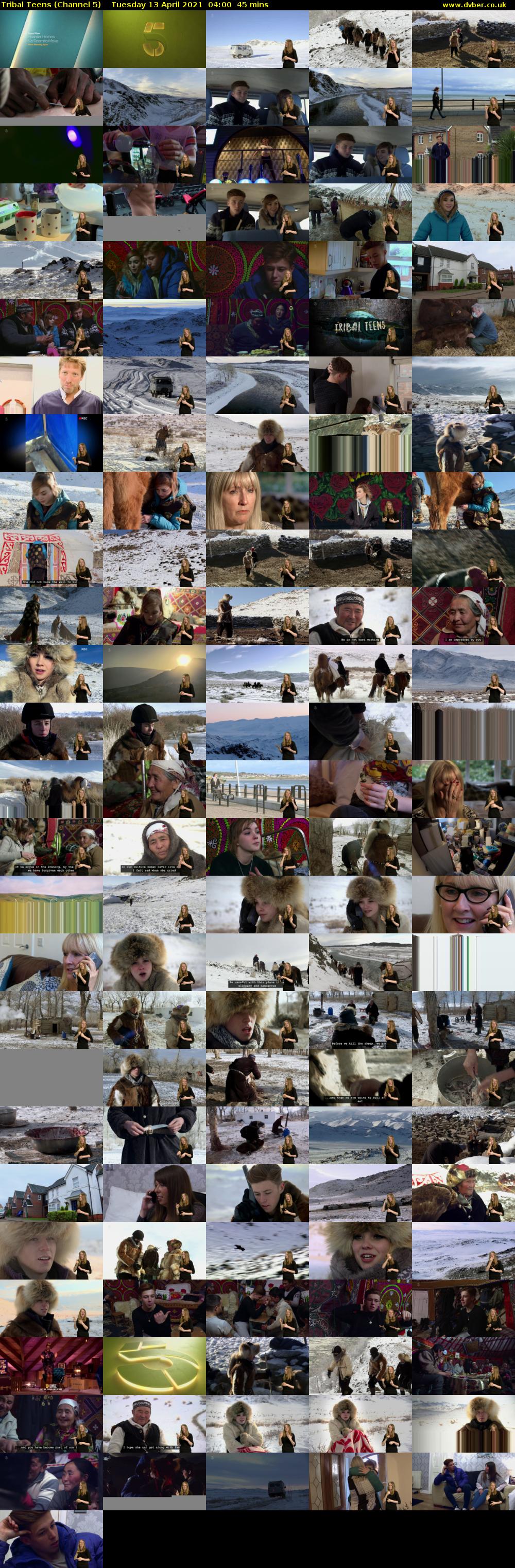Tribal Teens (Channel 5) Tuesday 13 April 2021 04:00 - 04:45