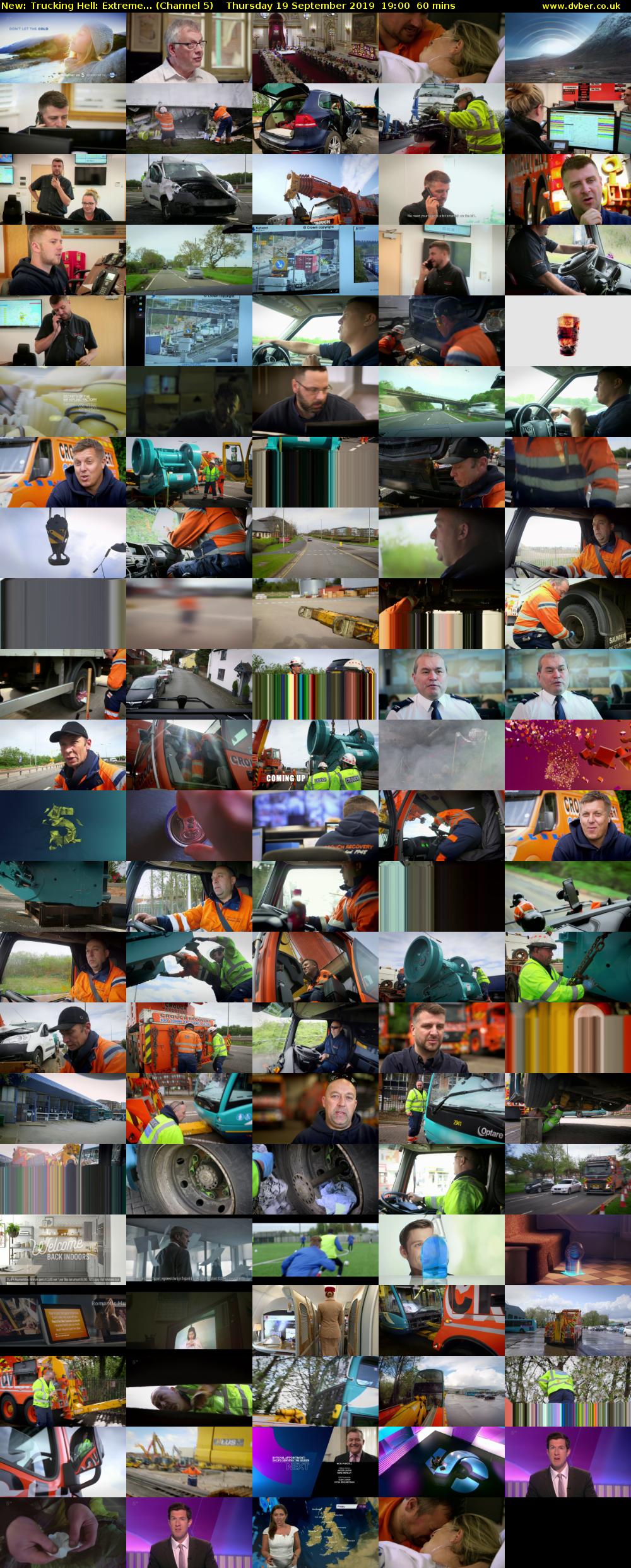Trucking Hell: Extreme... (Channel 5) Thursday 19 September 2019 19:00 - 20:00