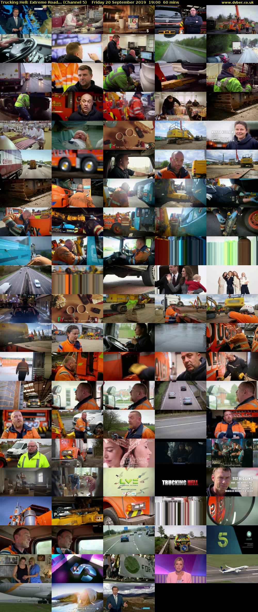 Trucking Hell: Extreme Road... (Channel 5) Friday 20 September 2019 19:00 - 20:00