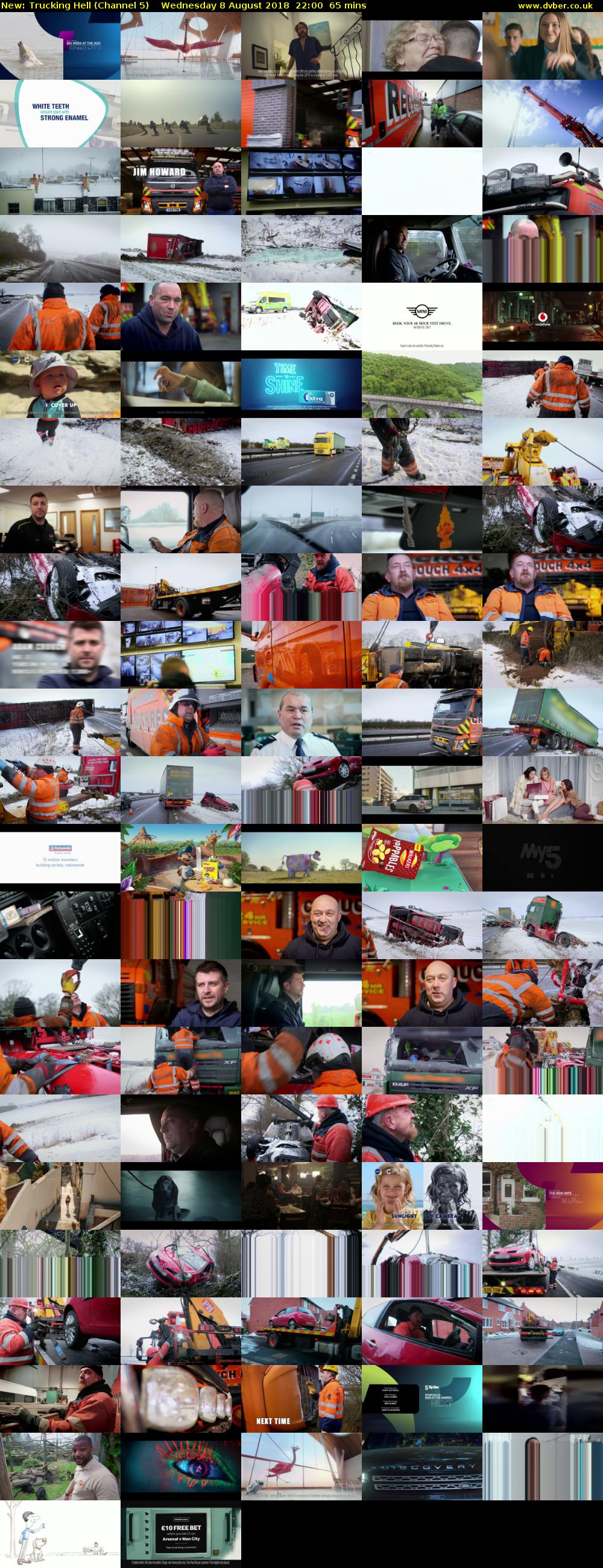 Trucking Hell (Channel 5) Wednesday 8 August 2018 22:00 - 23:05