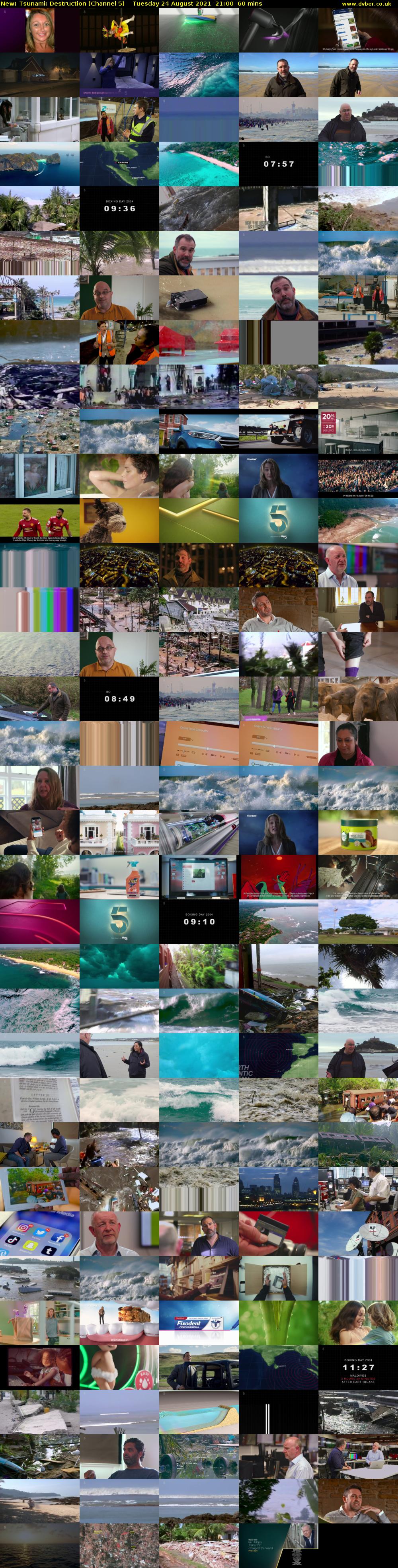 Tsunami: Destruction (Channel 5) Tuesday 24 August 2021 21:00 - 22:00