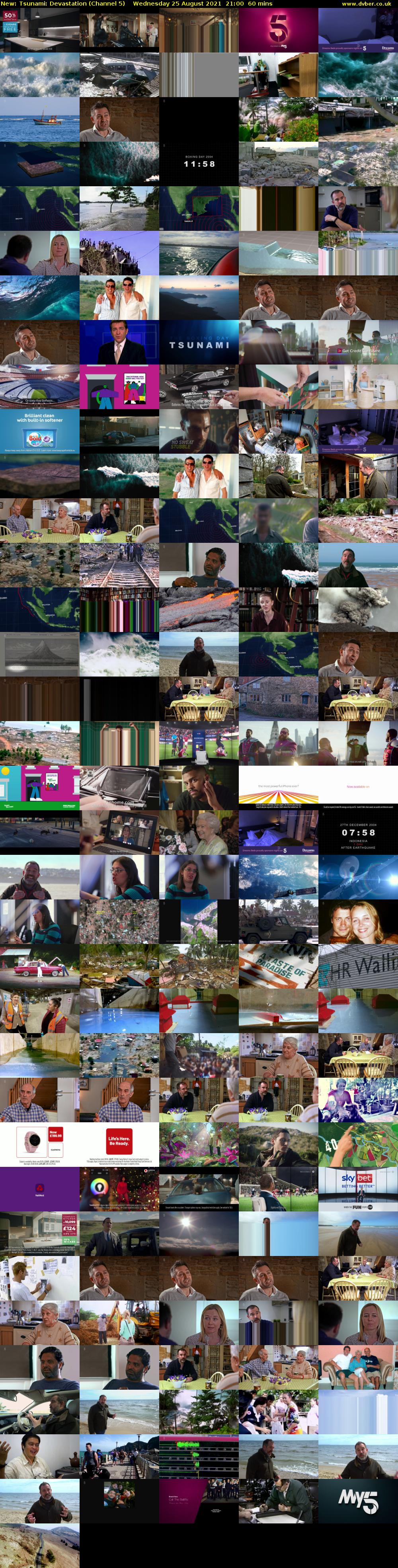 Tsunami: Devastation (Channel 5) Wednesday 25 August 2021 21:00 - 22:00