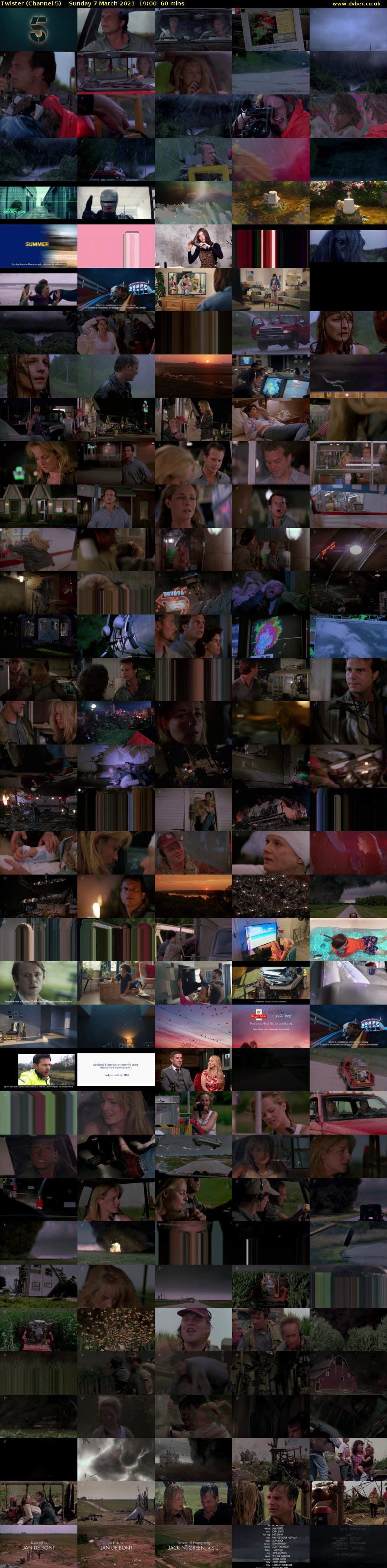Twister (Channel 5) Sunday 7 March 2021 19:00 - 20:00