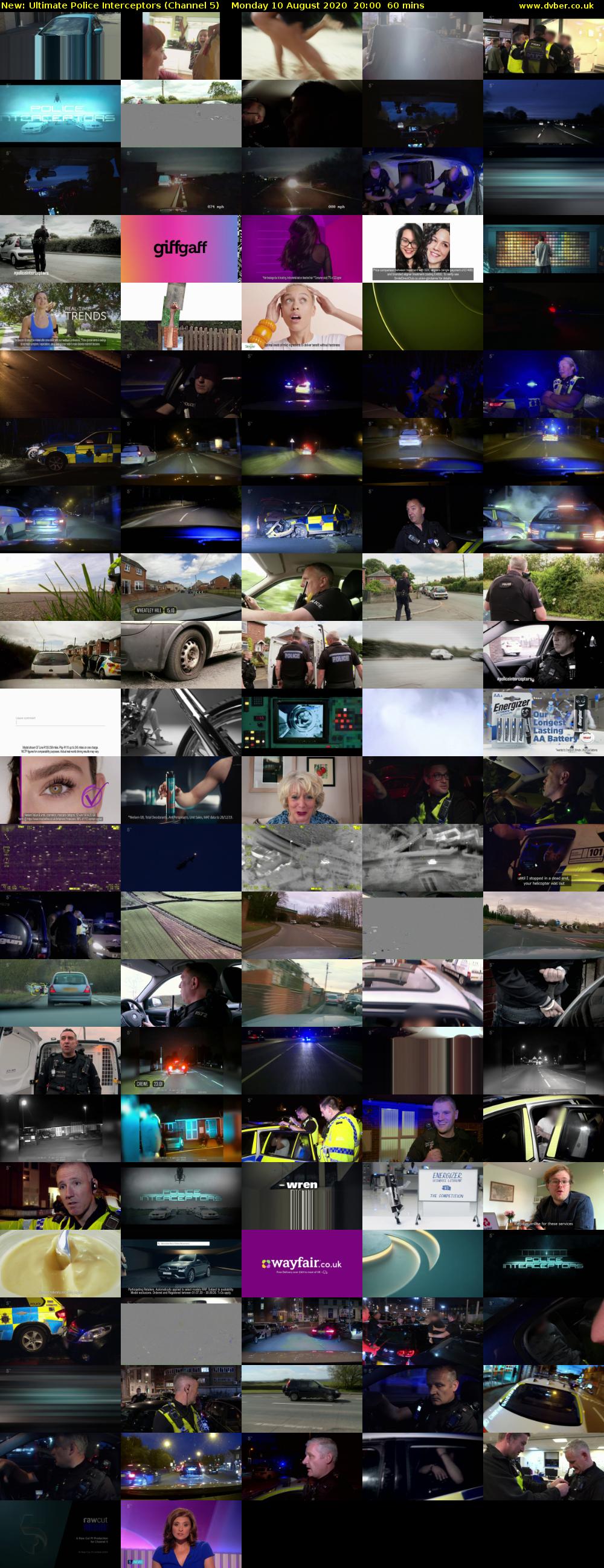 Ultimate Police Interceptors (Channel 5) Monday 10 August 2020 20:00 - 21:00