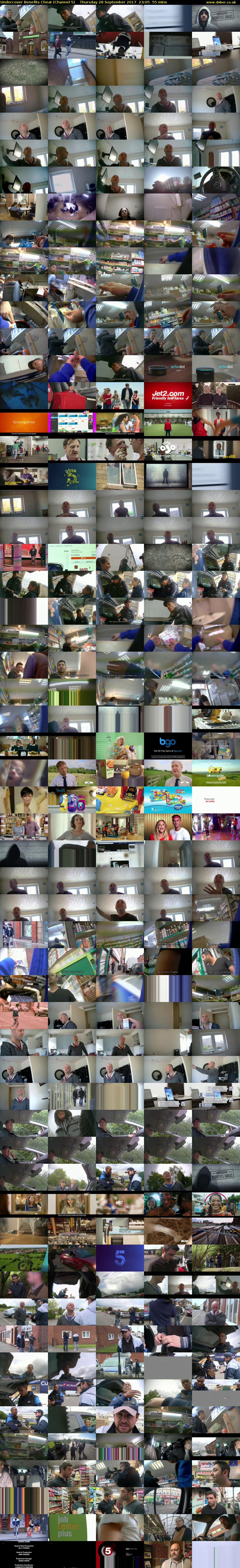 Undercover Benefits Cheat (Channel 5) Thursday 28 September 2017 23:05 - 00:00