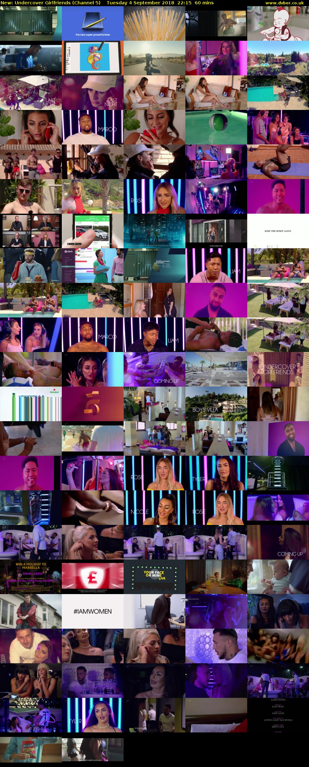 Undercover Girlfriends (Channel 5) Tuesday 4 September 2018 22:15 - 23:15